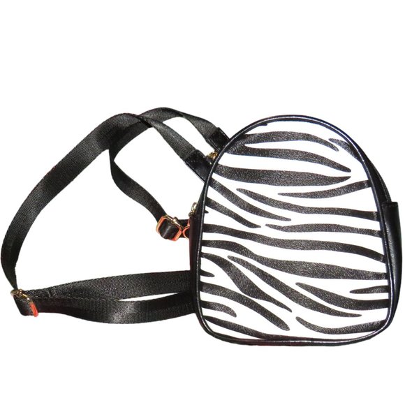 NEW Wild Fable Zebra Print Mini Backpack Purse - Picture 1 of 6